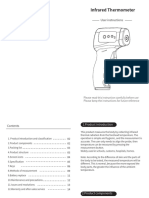 TG8818H Infrared Thermometer Introduction Book