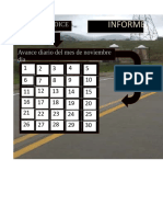 Copia de Avance Diario en La Via C.O 152 - Noviembre-2022