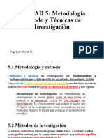 Unidad 5 Metodologia y Tecnicas de Investigacion