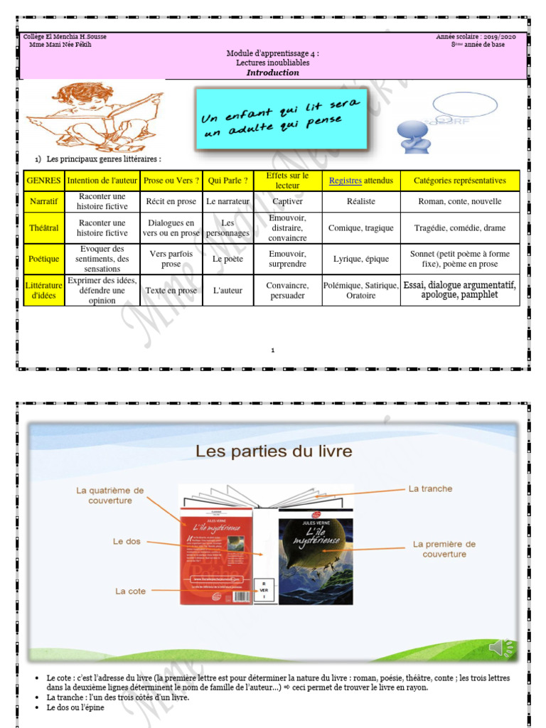 Genres littéraires et leur impact | PDF | Comédie | Romans