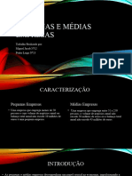 Pequenas e Médias Empresas