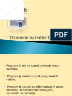 Osnovne Naredbe QBasic-a