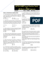 #NEET DPYQ Test Paper - 6 - Modern Physics