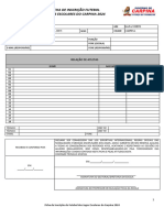 Ficha de Inscrição Futebol - Municipal Carpina