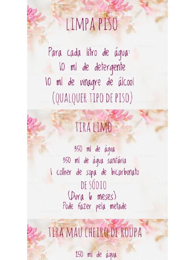 Dicas de Limpeza | PDF