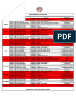 Calendario Actividades 2022