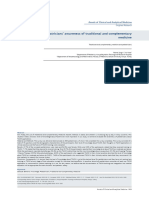 10.4328.ACAM.21397 Evaluation of Pediatricians' Awareness of Traditional and Complementary