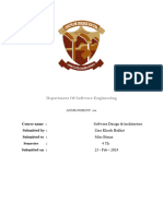 Software Design and Architcture Assignment 1