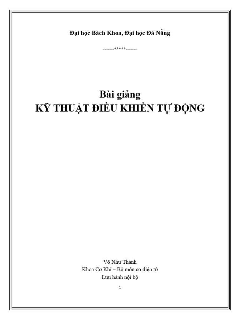 DKTD Full Bài Fixed | PDF