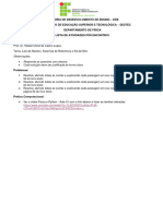 Atividade Pós-Encontro I - Mec Clássica - Leis de Newton, Sistemas de Referência e Eq de Mov