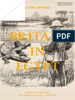 Britain in Egypt Egyptian Nationalism and Imperial Strategy, 1919-1931 (Jayne Gifford)