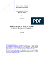 Banco Central de Chile Documentos de Trabajo: Bank Concentration: Chile and International Comparisons