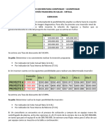 Ejercicios Flujo de Caja - VAN y TIR