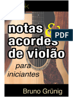 [Cliqueapostilas.com.Br] Notas e Acordes de Violao