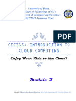 CEC315 - Introduction To Cloud Computing - Module 2 OK