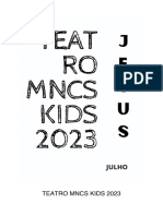 Teatro Kids 2023 - Julho - Jesus É Poderoso!