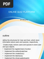 Online Quiz Platform: by Group 5