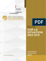 Note Sur La Situation Des SFD Au 4ème Trimestre 2022VF