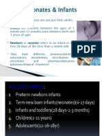 Drug Therapy in Neonates & Infants