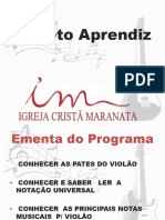 Apostila Projeto Aprendiz VIOLAO