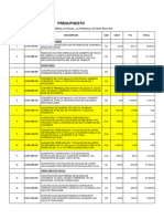 Presupuesto Original y Mediciones CORRECCIONES (120713)