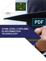 OTHM LEVEL 5 DIPLOMA IN INFORMATION TECHNOLOGY v14.08.2021