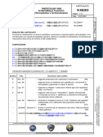 Normazione 9.55253: Particolari Vari in Materiale Plastico (Termoplastico o Termoindurente)