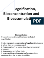 Bioconcentration 