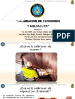 Unidad 4 Calibracion de Espesores y Soldadura