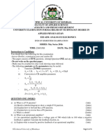 EEE 4250 Analogue Eleronics Exam 2