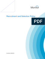 Recruitment and Selection Policy - April 2014