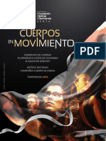 Programa de Mano Cuerpos en Movimiento FJC