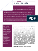 03-6719+Osteonecrosis+maxilar+por+electrocirugía+enseñanzas+de+un+caso+clínico