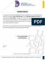 Constancia de Pps Bienal II