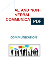 Verbal and Non Verbal Communication