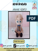 Kento Nanami Animado Muneca PDF Patron Gratis