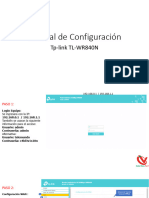 Manual de Configuración TPLINK WR840N