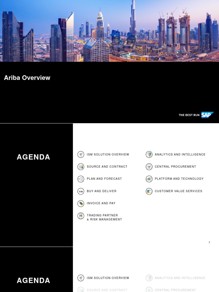 SAP Ariba Overview 1636514969 | PDF | Procurement | Analytics