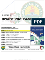 Ce412 - Chapter 07 - Transportation Policy Analysis
