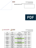 Dias y Horarios Saetam II