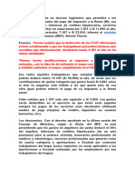 5TA CATEGORIA 2017 El Gobierno Aprobó Un Decreto Legislativo Que Permitirá A Los Trabajadores Descontar Del Pago Del Impuesto A La Renta