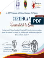Certificado Aval ULA
