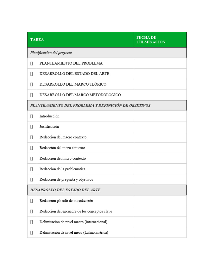 Pasos para La Elaboracion Del Proyecto | PDF