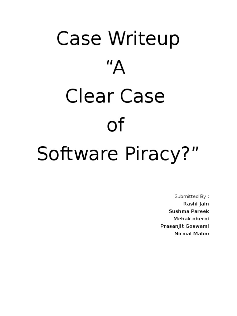 Case Writeu1 | PDF | Copyright Infringement | Freedom Of Expression Law