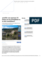 ¿Qué Pueblo Con Apenas 14 Habitantes en La Actualidad Es La Cuna Del Castellano