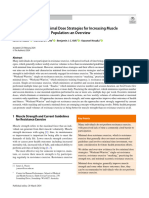 Resistance Exercise Minimal Dose Strategies For Increasing Muscle Strength in The General Population: An Overview