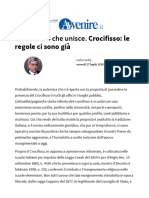 Crocifisso in Luoghi Pubblici