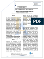 Calorimetria Informe Quimica Terminado