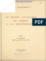 Le Rhône Navigable Du Lemant À La Méditerranée