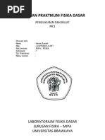 Download Laporan Praktikum Fisika Dasar by Imron Rosadi SN71910716 doc pdf